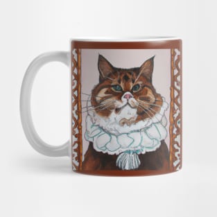 Fancy Renaissance Cat Mug